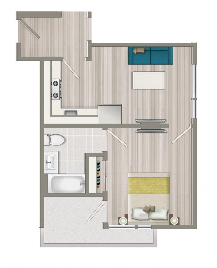 Suite A Floorplan